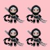 ash salt cookie plush 4pcs